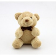 Игрушка для куклы "Мишка", размер: 9 см, цвет: светло-коричневый 